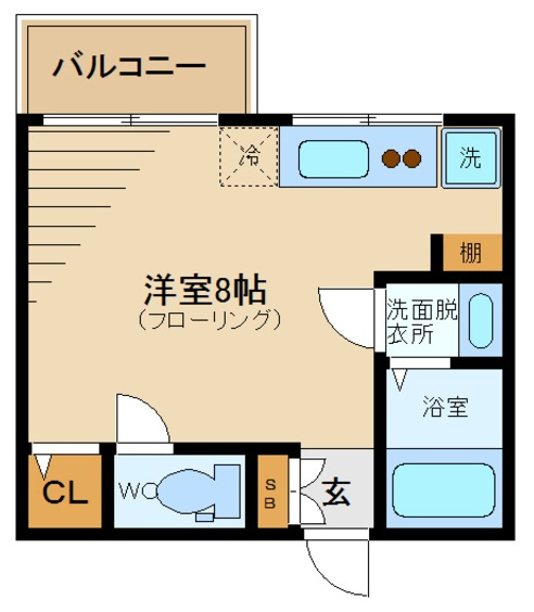 アレンタール西新宿の間取り