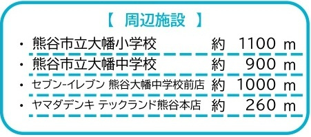 中古戸建　熊谷市原島1319-2（リフォーム住宅）の周辺