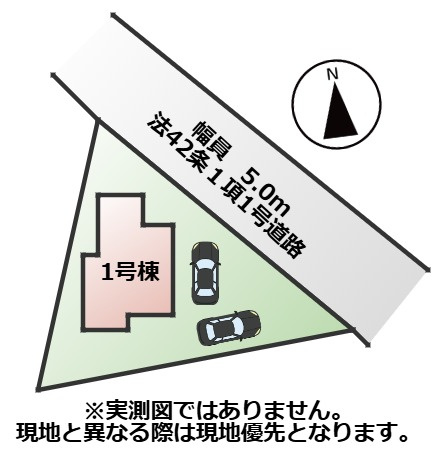 LiveleGarden.S上三川町上三川第12の区画図|敷地面積：150.90㎡　接道：北東側5.0ｍ(公道)