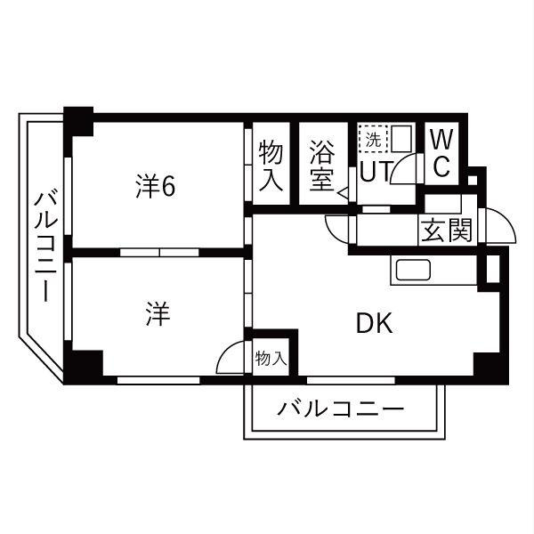エクセルコート千里丘の間取り