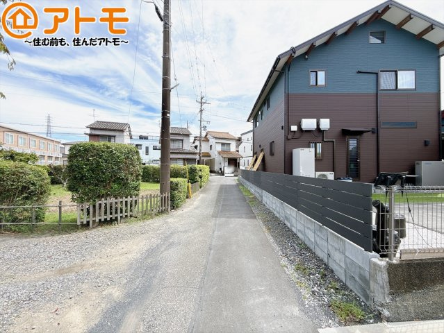 【前面道路含む現地写真】 | 葵区瀬名川2丁目　新築戸建　1号地