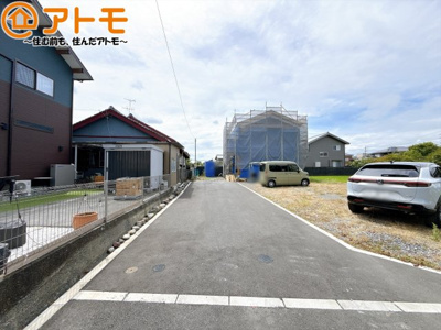 【前面道路含む現地写真】 | 葵区瀬名川2丁目　新築戸建　1号地