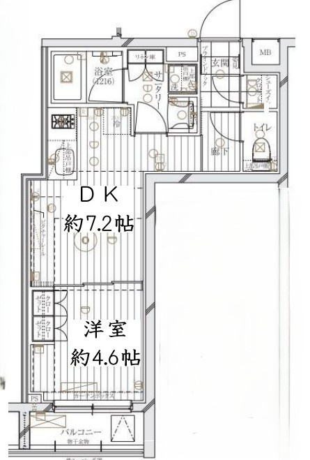 レガリス文京大塚の間取り