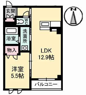 ラフィネ・ノワール の間取り
