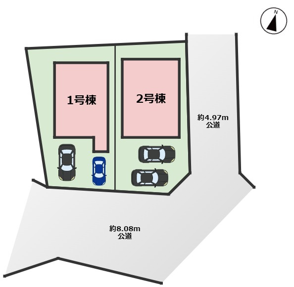KEIAI GRACE守山区小幡北3期｜名古屋市の戸建ならホームアップの区画図