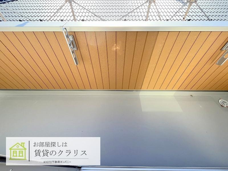 ヴィダ西京極のバルコニー
