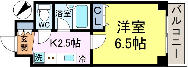 スカイコート新小岩の間取り
