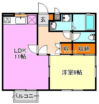 ハイツサニーヒルの間取り