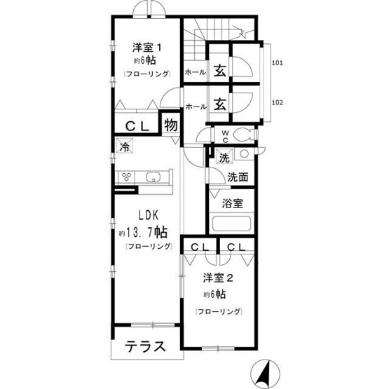 【間取り】