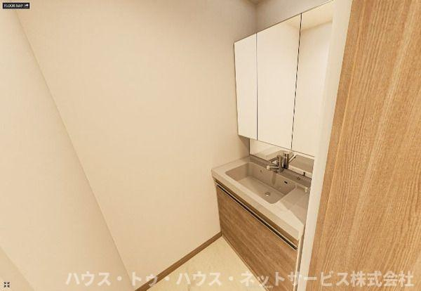ベルヴュコート柏の洗面所