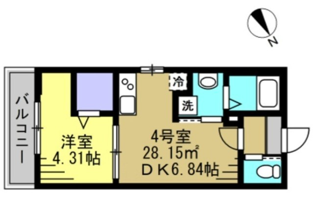 Ajour新松戸02の間取り
