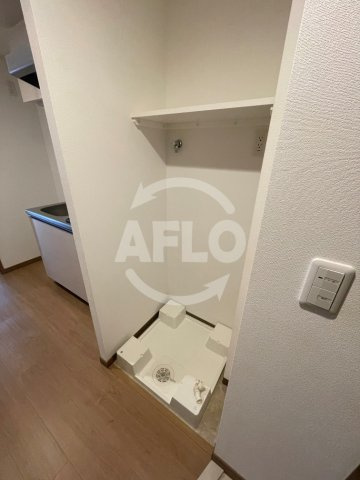 エスリードコート阿倍野昭和町の収納|エスリードコート阿倍野昭和町　室内洗濯機置き場