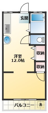 目白台コーポの間取り