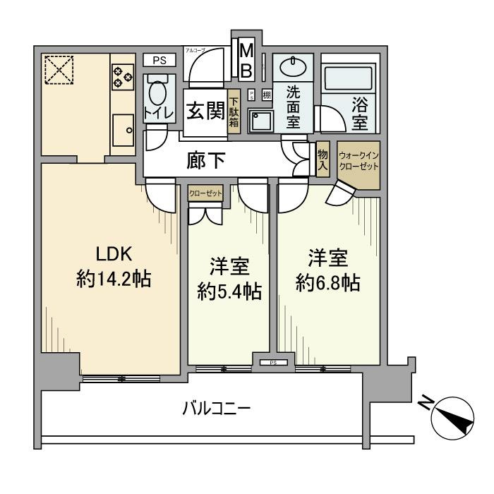 ヒルズ用賀ＴＯＫＹＯ　Ｕ　ＣＩＴＹの間取り