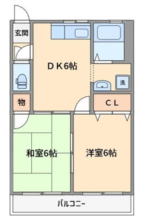 【間取り】 | カタンクローバーⅡ | 間取りです。