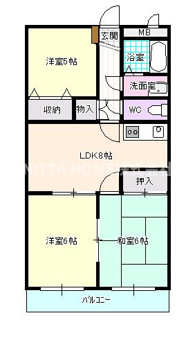 サン丸山の間取り|鉄筋コンクリート造のマンション★