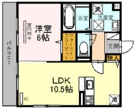 シェソワフルールの間取り