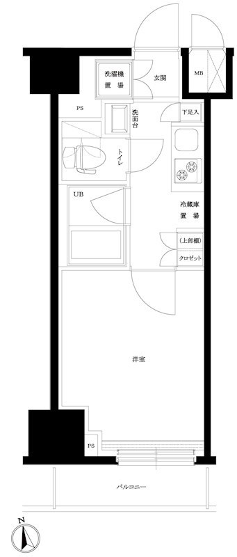 ルーブル羽田西 の間取り