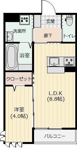 Rian伊福町の間取り