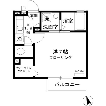 アンフラーゼの間取り
