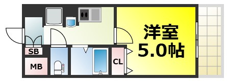 【間取り】 | エスリード南堀江リバーサイド 仲介手数料無料