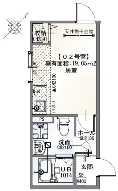 NanoCare Minami-Gyoutokuの間取り