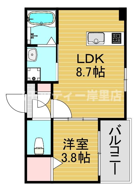 KISHINOSATO STの間取り
