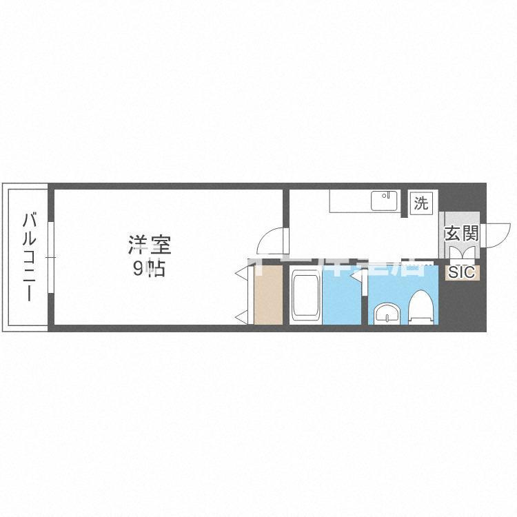 リアライズ住之江公園の間取り