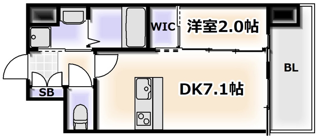 【間取り】 | セレニテ難波ミラク壱番館