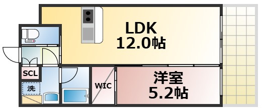 【間取り】 | プレジオ玉造　仲介手数料無料