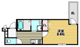 【間取り】 | フジパレス住道Ⅱ番館