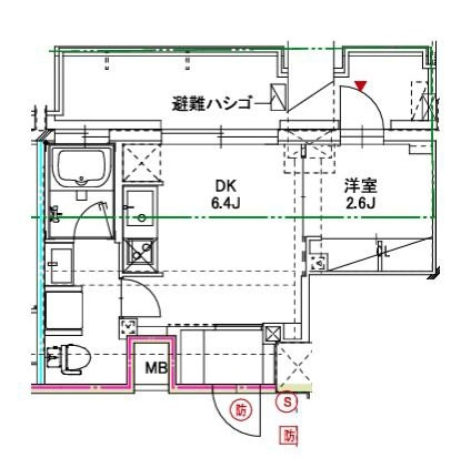 レジデンス清澄白河スクエアの間取り
