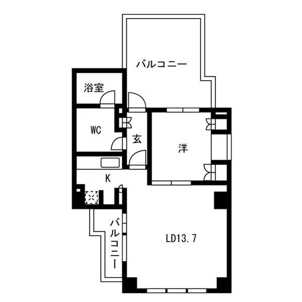 アパートメンツ元麻布の間取り
