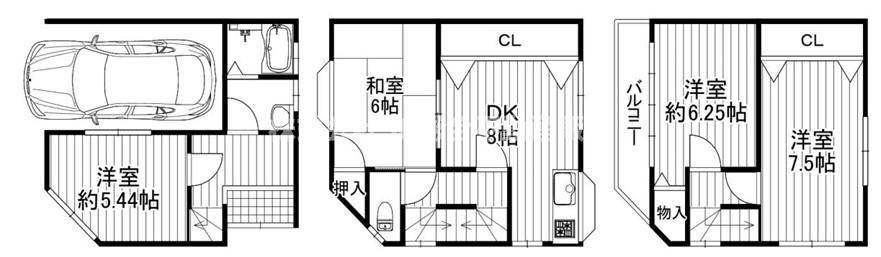 吉田5丁目中古戸建の間取り|2026年9月にリフォーム完了予定で、室内キレイで快適にお過ごしいただけます！