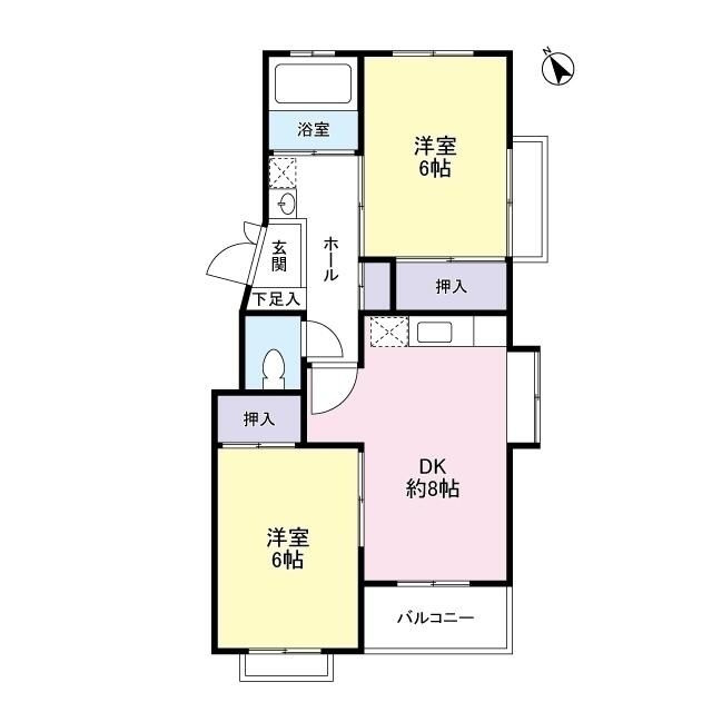武蔵関マンション３号棟の間取り