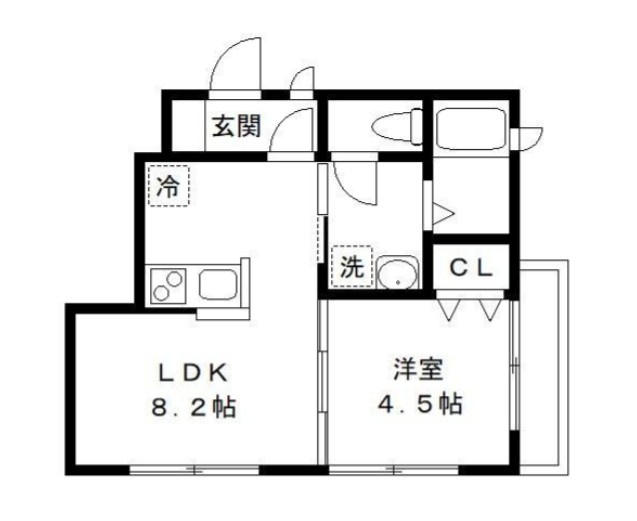 メゾンドソレイユの間取り
