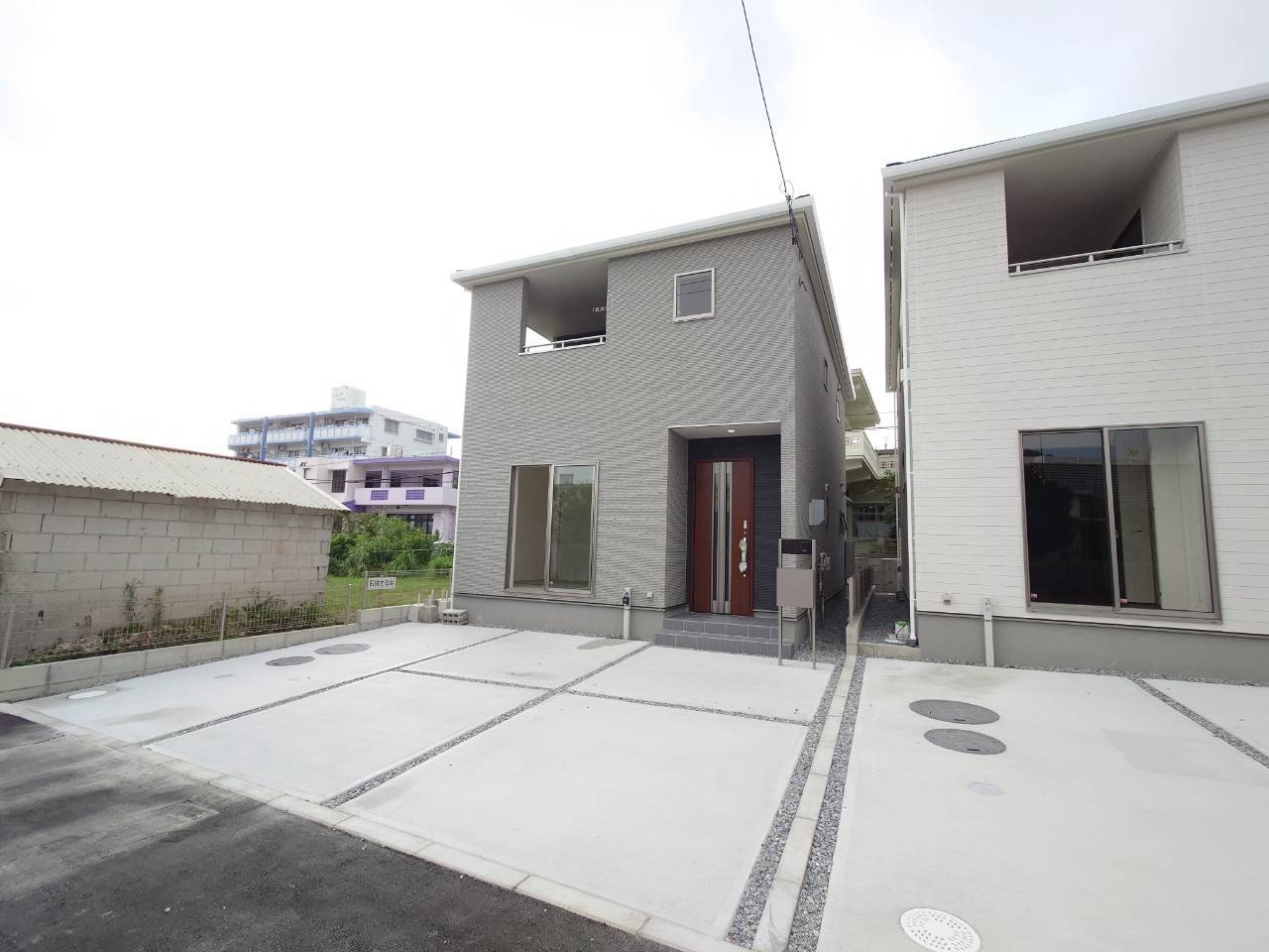 ■■西原町幸地-①号棟（全3棟）の外観|外はこのようになっています
