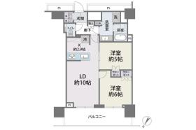 Brillia Tower西新の間取り