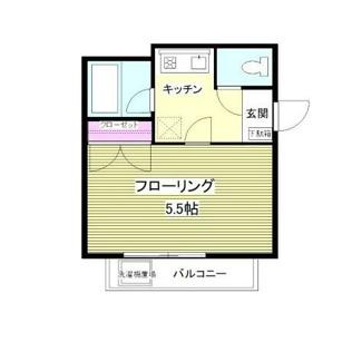 【間取り】 | 1Kタイプ