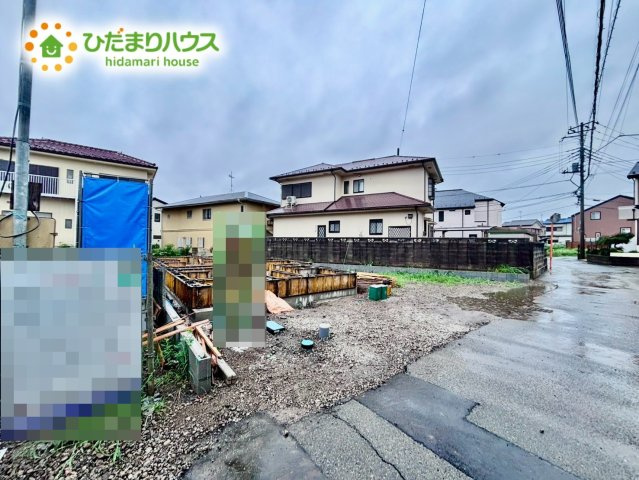 上尾市平方4期　新築戸建　グラファーレ06の外観|9/7撮影
