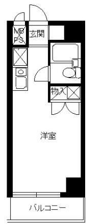 スカイコート浅草第３の間取り|間取りです。