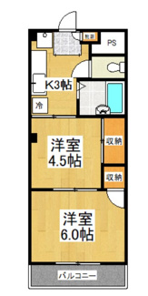 【間取り】 | シャンドポワール | 間取りです。