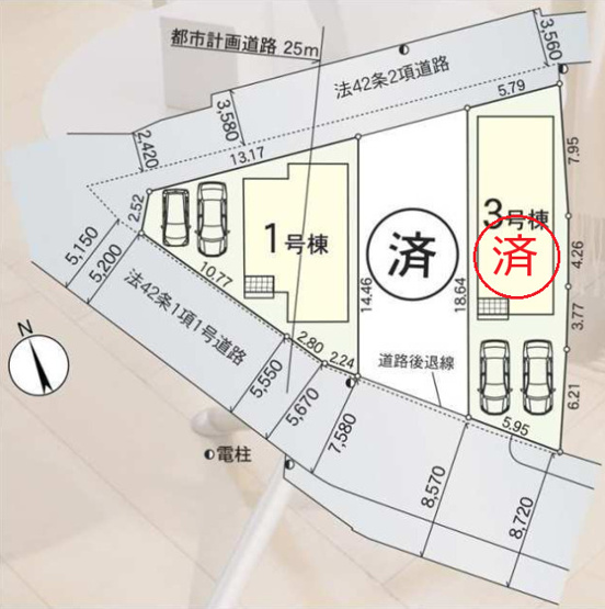 【区画図】 | 八尾市安中町8丁目 | ラスト1邸となっております！