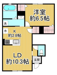 レジデンスUTの間取り