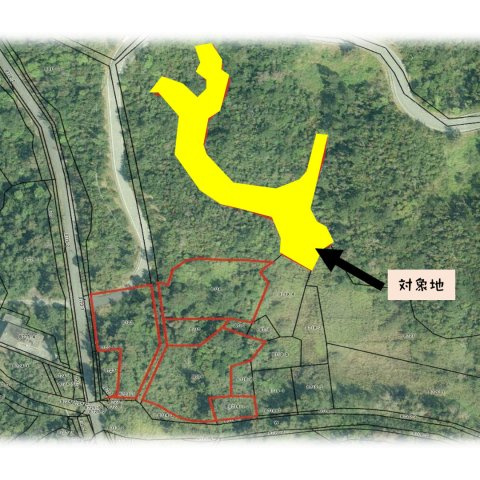 キャンプハンセン軍用地【山城様】の区画図