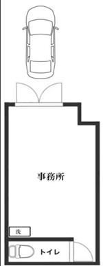豊島区駒込１丁目の店舗事務所の間取り