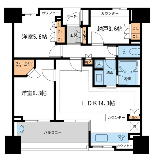 【間取り】 | ＫＤＸレジデンス町田