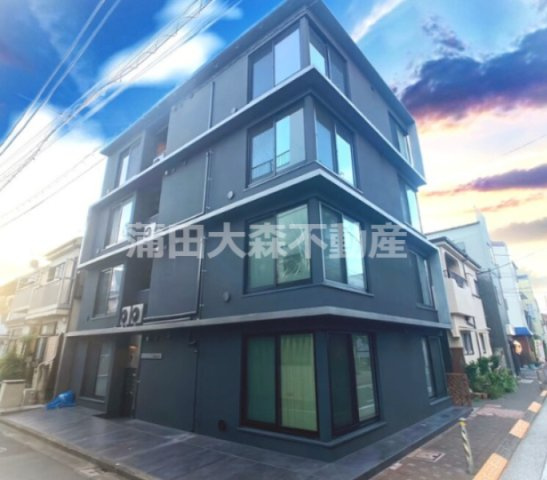 triasトリアス541の外観|2021年3月築　RC鉄筋コンクリート造地上4階建て総戸数12戸
東京都大田区池上5丁目　東急池上線池上駅最寄り徒歩8分のデザイナーズマンション