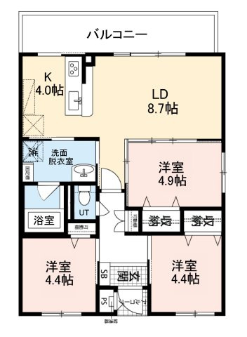 Nステージの間取り