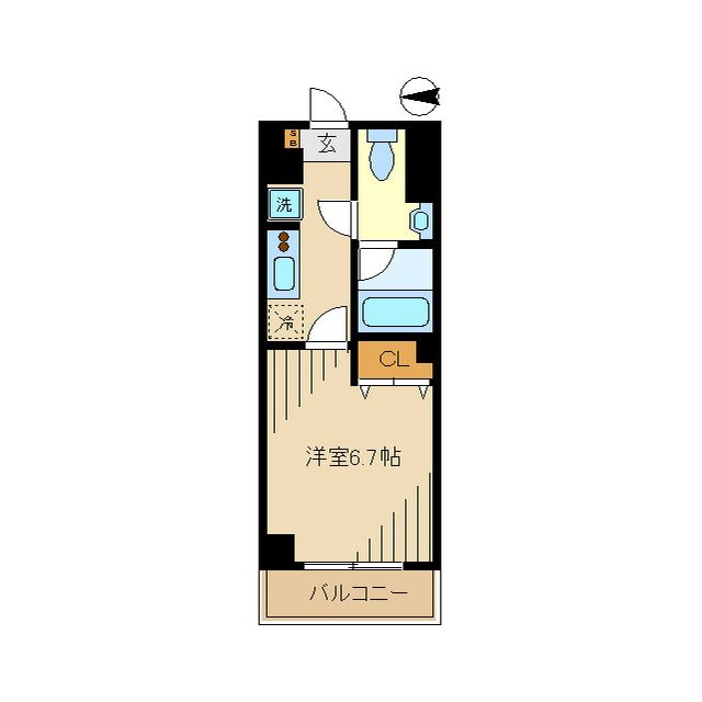 北新宿アーバンエクセレントの間取り